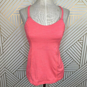 Lululemon Run‎ For Gold Tank Heather Electric Coral